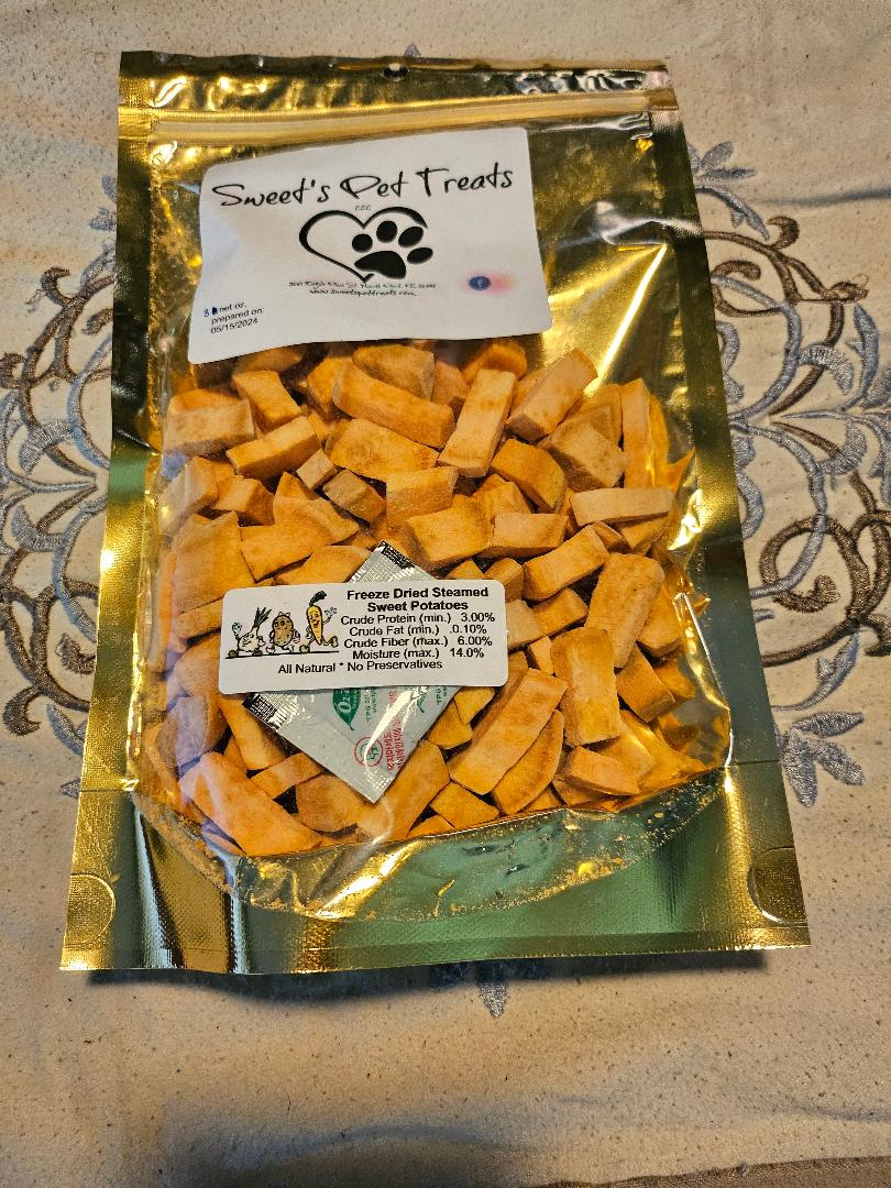 Freeze Dried Sweet Potato - Steamed